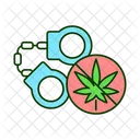 Marihuana Festnahme Cannabis Symbol