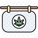 Geschaft Cannabis Cannabidiol Icon