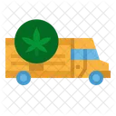 Marihuana Lieferwagen Marihuana Lieferung Marihuana Icon
