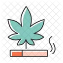 Marihuana rauchen  Symbol