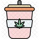 Tasse Cannabis Cannabidiol Icon