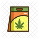 Marihuana Verpackung Symbol