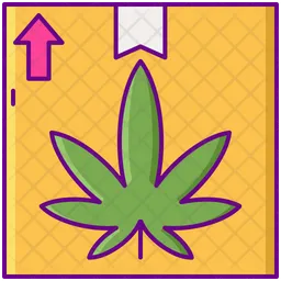 Marihuana-Verpackung  Symbol