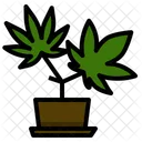 Marihuana Pflanze Cannabis Symbol