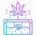 Marihuanapflanze Cannabispflanze Hydrokultur Icon