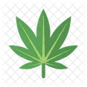 Ganja Leaf Marijuana Icon