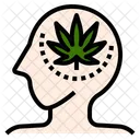 Marijuana Brain Effect Icon