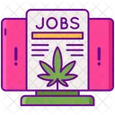 Marijuana Jobs Marijuana Job Icône