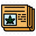 Cannabis Marijuana Journal Icône