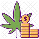 Marijuana Prices Market Value Price Icon
