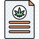 Prescription Cannabis Cannabidiol Icon