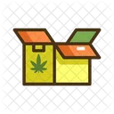 Marijuana Shipping Icon