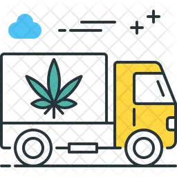 Marijuana Shipping  Icon