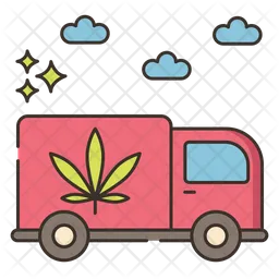 Marijuana Shipping  Icon