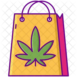 Marijuana Shopping Bag  Icon