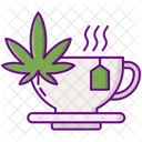 Marijuana Tea Tea Tea Bag Icon
