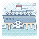 Ship Cruise Sailboat Icon