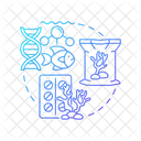 Marine Biotechnology Blue Biotechnology Icon