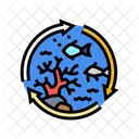 Marine Ecosystem World Icon