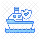 Marine Insurance Shipping Icon