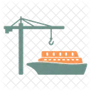 Marine Port Shipyard Ship Icon