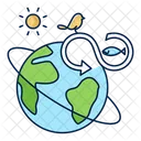 Marine Protection Ocean Care Eco Friendly Icon