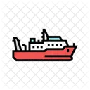 Marine Research Vessel Icon