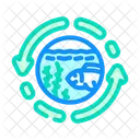 Marine Ecosystem World Icon