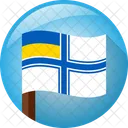 Marineflagge der Ukraine  Symbol