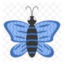 Mariposa azul  Icono