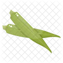 Okra Bizcocho Gumbo Icono