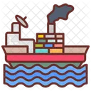 Maritime Emissions Sea Mission Water Icon