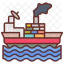Maritime Emissions Sea Mission Water Icon