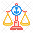 Maritime Law Regulations Icon