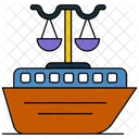 Maritime Law Admiralty Law Shipping Law Icon