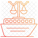 Maritime Law Admiralty Law Shipping Law Icon