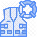 Maritime Safety Nautical Security Oceanic Safety Measures Icon