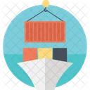 Marientime Shipment Sea Icon