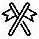 Communication Flag Signaling Icon