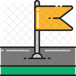 Mark Destination Flag Icon Of Colored Outline Style Available In Svg Png Eps Ai Icon Fonts