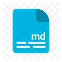 Markdown File File Document Icon