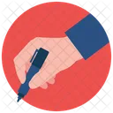 Marker Schreibstift Handmarker Symbol