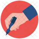 Marker Writing Pen Handheld Marker Icon