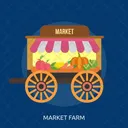 Market Farm Agriculture Icon