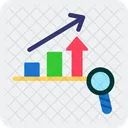 Market Analysis Graph Research Icon