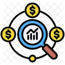 Market Analysis Statistics Marketing Icon