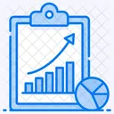 Market Data Growth Chart Data Analytics Icon