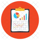 Market Data Marketing Report Data Report Icon