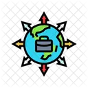 Market Expansion Modern Icon