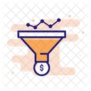 Market Funnel Money Filter Dollar Icon